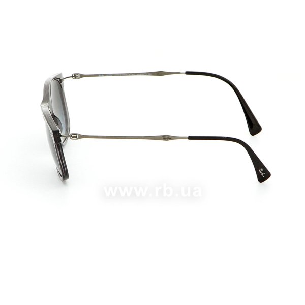   Ray-Ban New Wayfarer LightRay RB4318-606-T3 Transparent Dark Brown | Gradient Grey Polarized,  