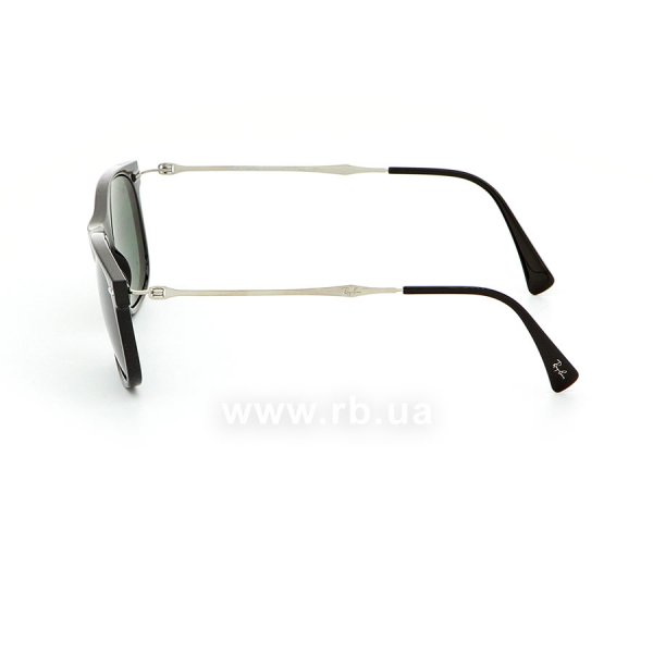   Ray-Ban New Wayfarer LightRay RB4318-601-71 Black | Grey / Green ,  