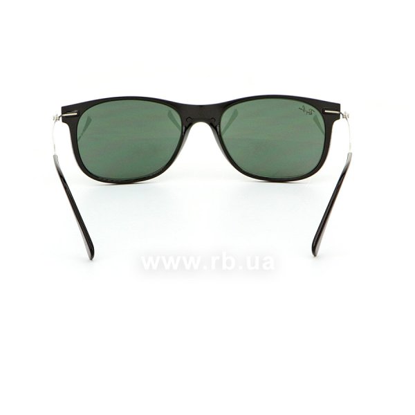   Ray-Ban New Wayfarer LightRay RB4318-601-71 Black | Grey / Green ,  