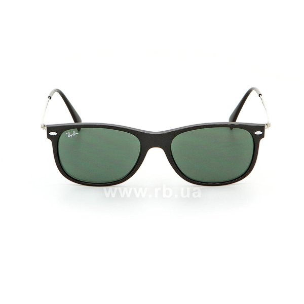   Ray-Ban New Wayfarer LightRay RB4318-601-71 Black | Grey / Green ,  