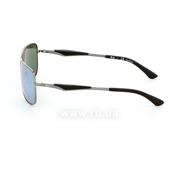   Ray-Ban Active Lifestyle RB3515-004-Y4 Gunmetal | Crystal Silver Mirror Polarized,  
