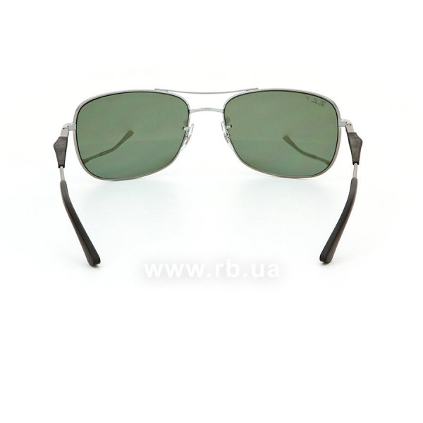   Ray-Ban Active Lifestyle RB3515-004-Y4 Gunmetal | Crystal Silver Mirror Polarized,  