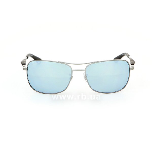   Ray-Ban Active Lifestyle RB3515-004-Y4 Gunmetal | Crystal Silver Mirror Polarized,  