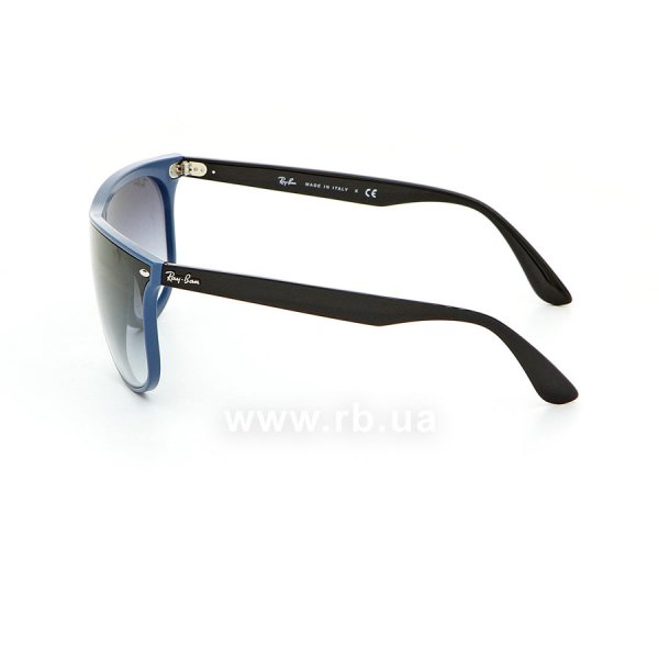   Ray-Ban Blaze Boyfriend RB4447N-6417-0S Black / White | Faded Grey,  