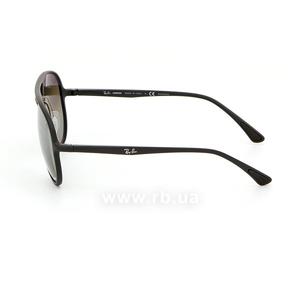  Ray-Ban Chromance RB4320CH-601S-5J Matt Black | Silver Mirror Chromance Polarized,  