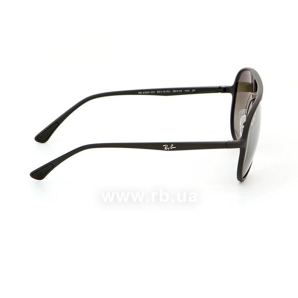   Ray-Ban Chromance RB4320CH-601S-5J Matt Black | Silver Mirror Chromance Polarized,  