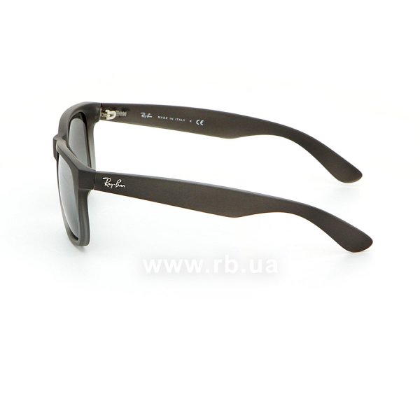   Ray-Ban Justin RB4165-852-88 Rubber Grey Transparent | Grey Silver Mirror,  