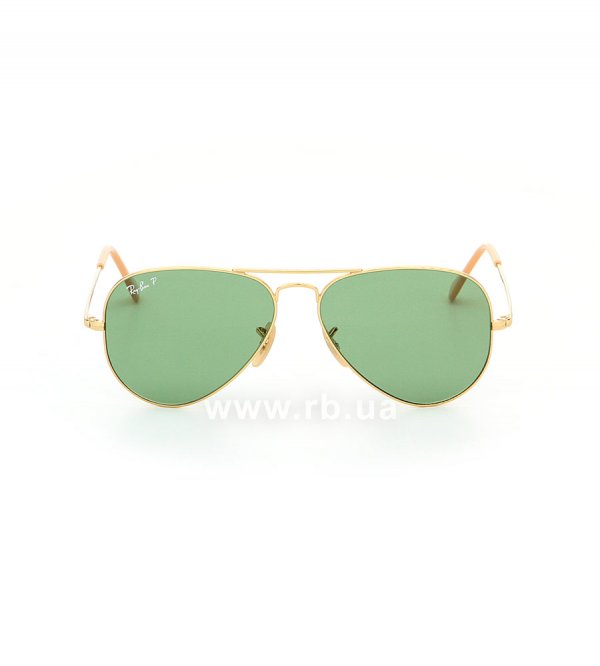   Ray-Ban Aviator II RB3689-9064-O9 Arista | Natural Light Green Polarised,  