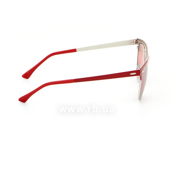   Ray-Ban Clubmaster Metal RB3716-9159-AI Red / Silver | Purple Bi-Mirror,  