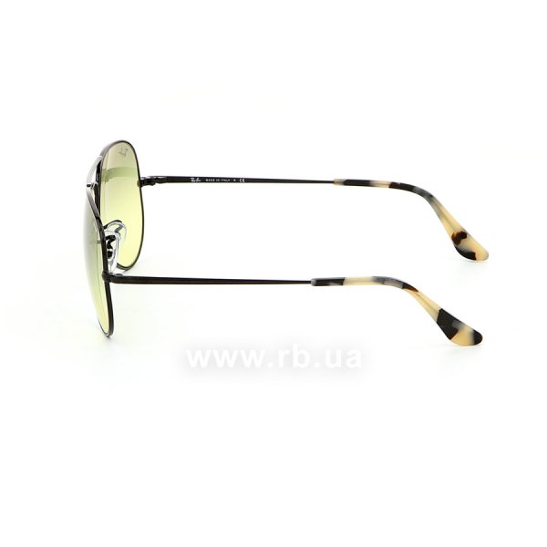   Ray-Ban Aviator II Evolve RB3689-9152-AB Black | Light Green Gradient / Photocromic,  