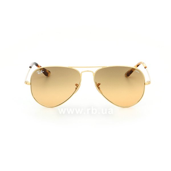   Ray-Ban Aviator II Evolve RB3689-9150-AC Arista | Light Brown Gradient / Photocromic,  