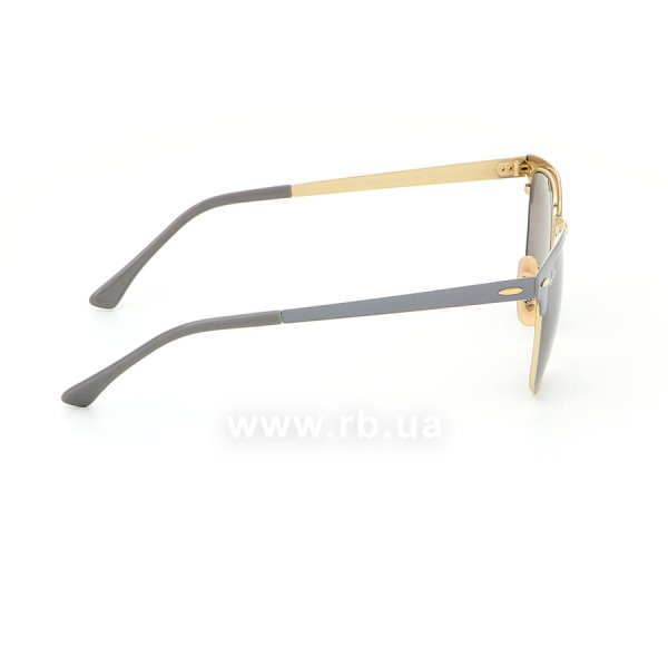  Ray-Ban Clubmaster Metal RB3716-9158-AH Grey / Arista | Grey Bi-Mirror,  