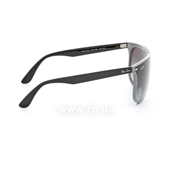   Ray-Ban Blaze Boyfriend RB4447N-6415-8G Black Grey | Faded Grey,  