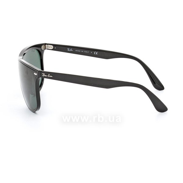   Ray-Ban Blaze Boyfriend RB4447N-601-71 Black | Grey / Green,  