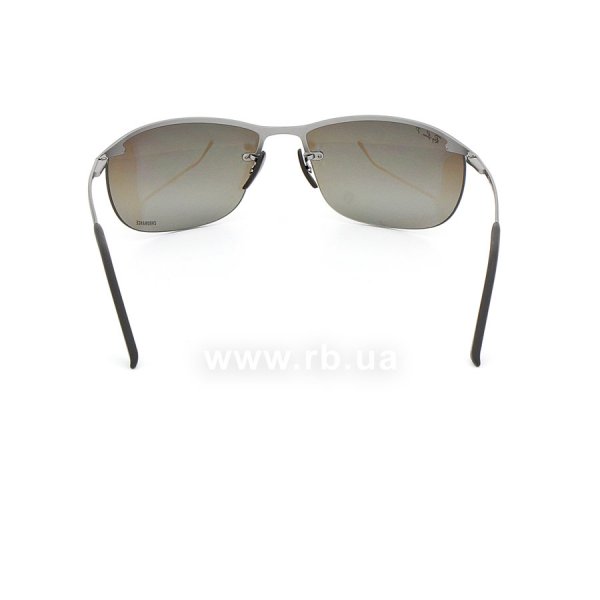  Ray-Ban Top Bar Chromance RB3542-029-5J Grey| Silver Mirror Polarized,  