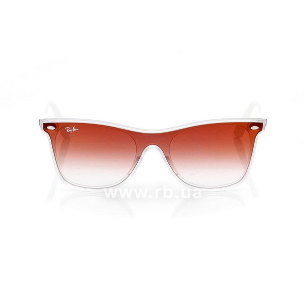   Ray-Ban Blaze Wayfarer RB4440N-6357-V0 Red / White | Red Gradient Mirror,  