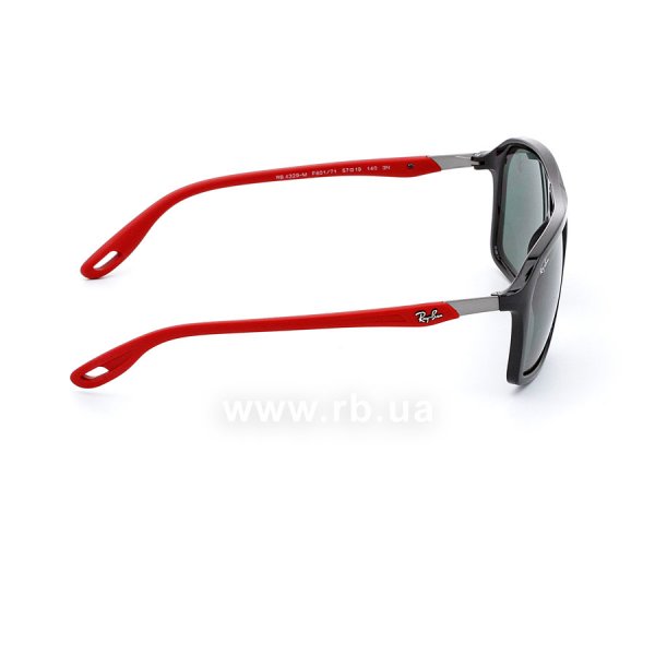   Ray-Ban Scuderia Ferrari Collection RB4329M-F601-71 Black / Red | Green,  