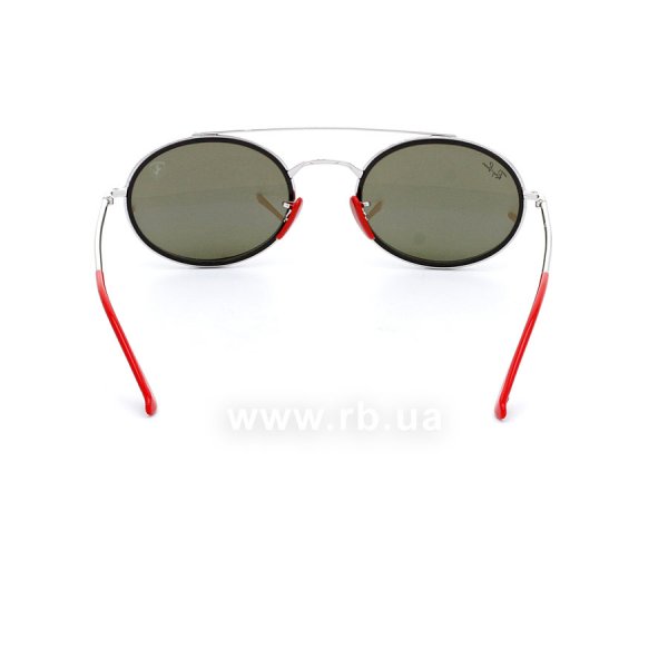   Ray-Ban Scuderia Ferrari Collection RB3847M-F031-30 Silver / Red | Silver Mirror,  