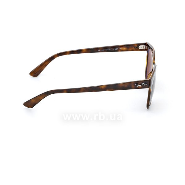   Ray-Ban Highstreet RB4323-710-83 Havana | Natural Brown Polarized,  