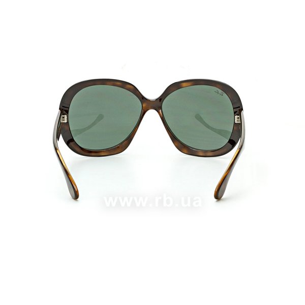 Sunglasses Ray-Ban Jackie Ohh II RB4098-710-71 Shiny Avana/APX Grey/Green, view from back