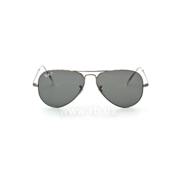   Ray-Ban Aviator II RB3689-004-48 Gunmetal | Dark Grey Polarized,  