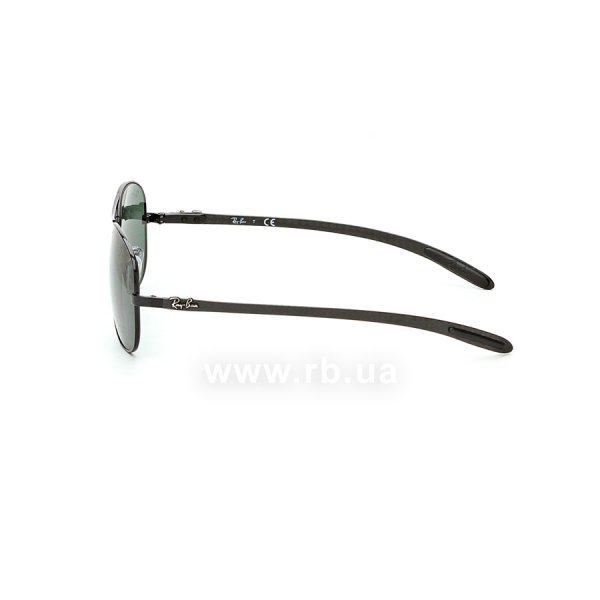   Ray-Ban Cockpit Carbon Fibre RB8301-002 Black | Natural Green (G-15XLT),  