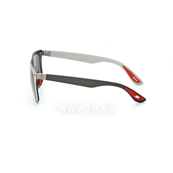   Ray-Ban Scuderia Ferrari Collection RB8395M-F056-87 Grey Chess/ Black | Dark Grey,  