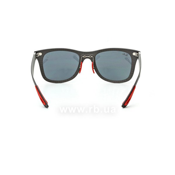   Ray-Ban Scuderia Ferrari Collection RB8395M-F056-87 Grey Chess/ Black | Dark Grey,  
