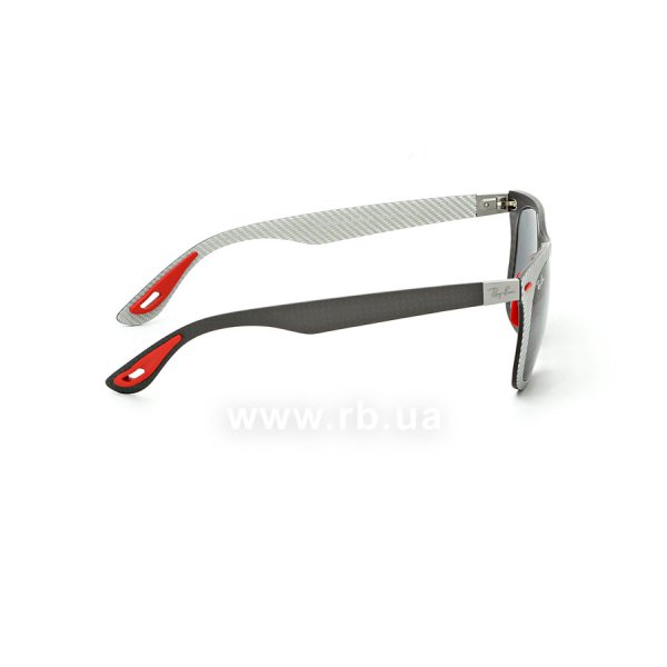   Ray-Ban Scuderia Ferrari Collection RB8395M-F056-87 Grey Chess/ Black | Dark Grey,  