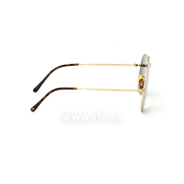   Ray-Ban Aviator Titanium RB8125M-9143 Gold | Natural Green Polarized,  