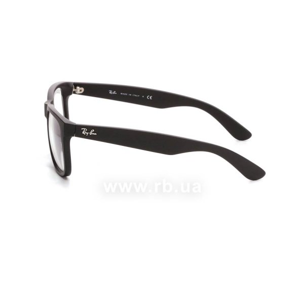   Ray-Ban Justin RB4165-622-5X Matt Black | Clear,  
