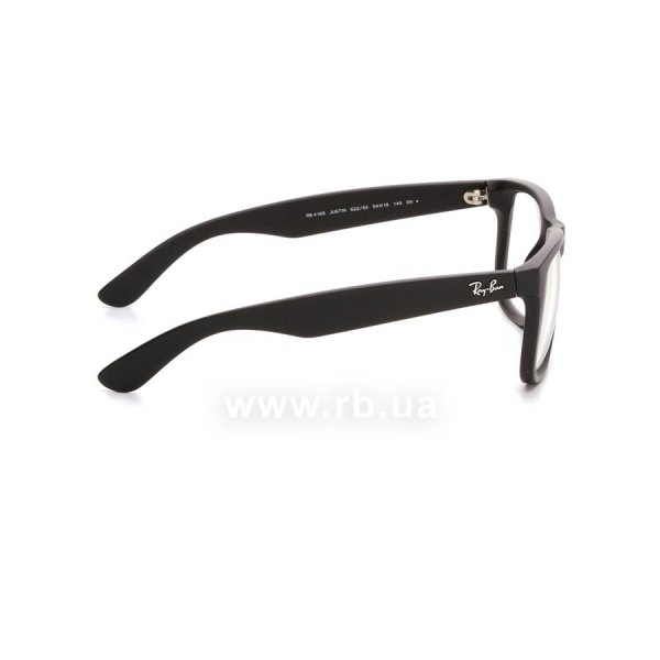  Ray-Ban Justin RB4165-622-5X Matt Black | Clear,  