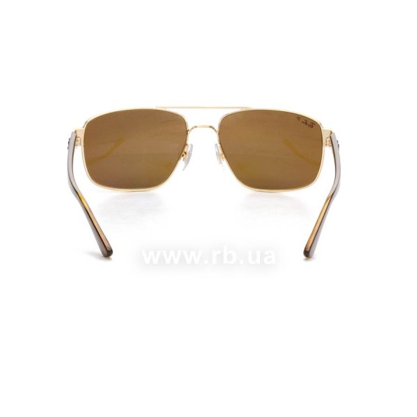   Ray-Ban Active Lifestyle RB3663-001-57 Arista / Black  | Brown Polarized,  