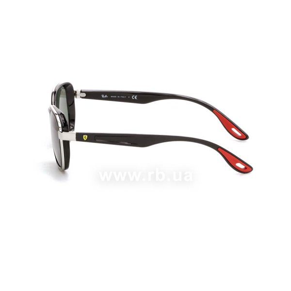   Ray-Ban Scuderia Ferrari Collection RB3674M-F007-71 Silver / Black | Natural Green,  