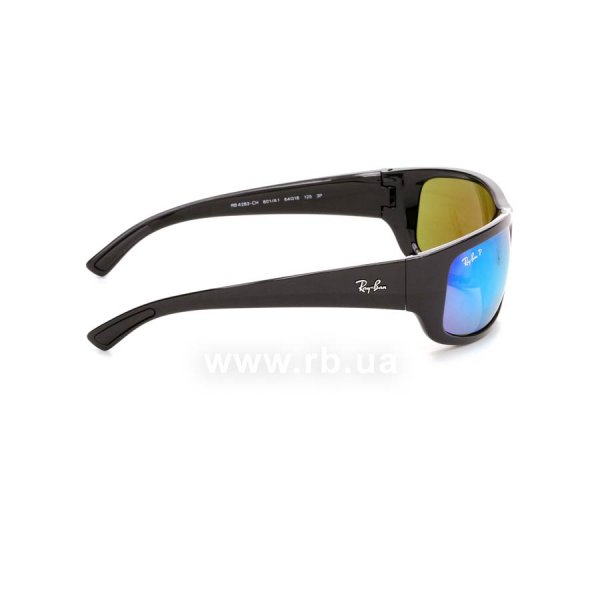   Ray-Ban Chromance RB4283CH-601-A1 Black | Blue Mirror Polarized,  