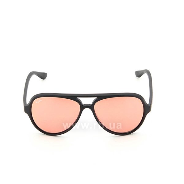  Ray-Ban Cats 5000 RB4125-601S-Z2 Matte Black | Brown Mirror Pink,  