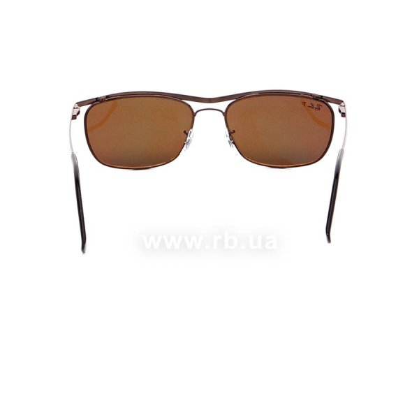   Ray-Ban Olympian II Deluxe RB3385-014-57 Brown | Natural Brown Polarized,  