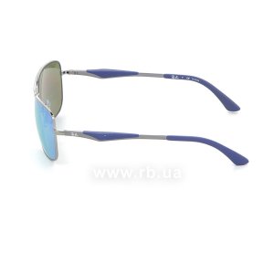 Очки Ray-Ban Active Lifestyle RB3515-004-9R Gunmetal | Polarized Blue Mirror, вид слева