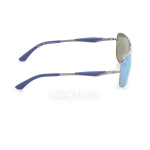 Очки Ray-Ban Active Lifestyle RB3515-004-9R Gunmetal | Polarized Blue Mirror, вид справа