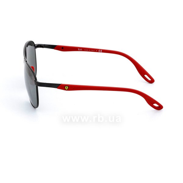   Ray-Ban Scuderia Ferrari Collection RB3659M-F002-6G Red / Black | Silver Mirror,  