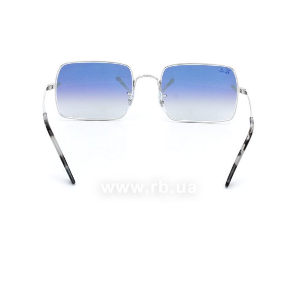   Ray-Ban Rectangle RB1969-9149-3F Silver | Blue Gradient ,  