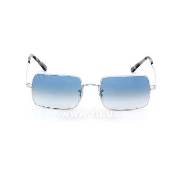   Ray-Ban Rectangle RB1969-9149-3F Silver | Blue Gradient ,  