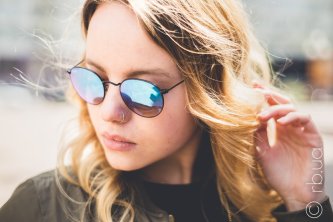 RB3447 002/4O Ray-Ban Round Metal Flash Lenses