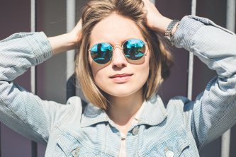 RB3447 112/4L Ray-Ban Round Metal Flash Lenses