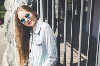 RB3447 112/4L Ray-Ban Round Metal Flash Lenses