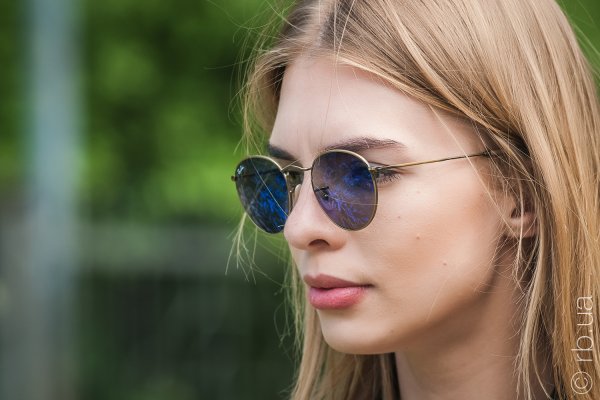 Ray-Ban Round Metal Flash Lenses RB3447 167/68   5