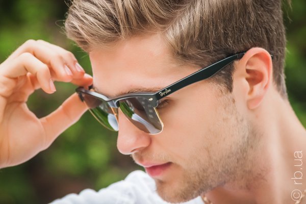 Ray-Ban Oversized Clubmaster RB4175 877/76 on people 2