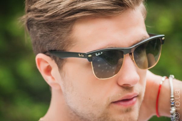 Ray-Ban Oversized Clubmaster RB4175 877/76 on people 3