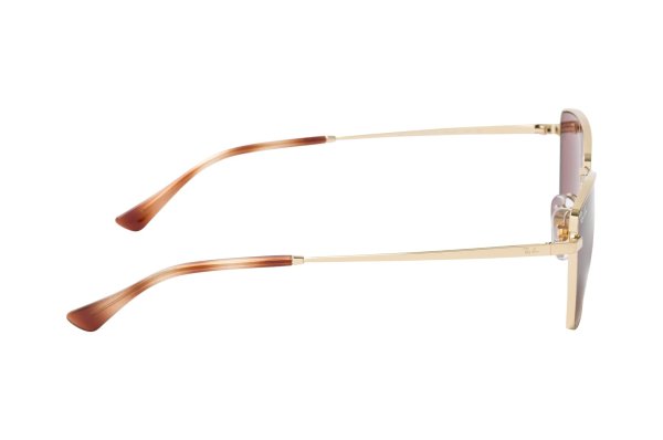 Sunglasses Ray-Ban Drea Bio-Based RB3783-9213-75 Light Arista / Dark Violet