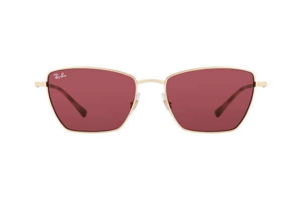 Sunglasses Ray-Ban Drea Bio-Based RB3783-9213-75 Light Arista / Dark Violet